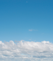 perfect white fluffy clouds sky